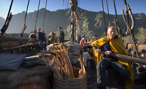 Crew rowing a Viking Longship - Image copyrighted  Gary Waidson. All rights reserved.